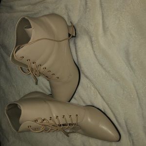 Kitten heeled booties